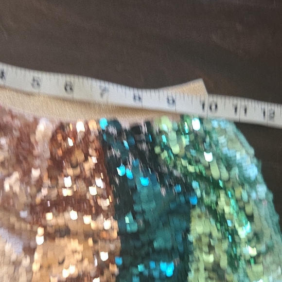 H&M Multicolor Striped Sequin Skirt - Picture 3 of 7